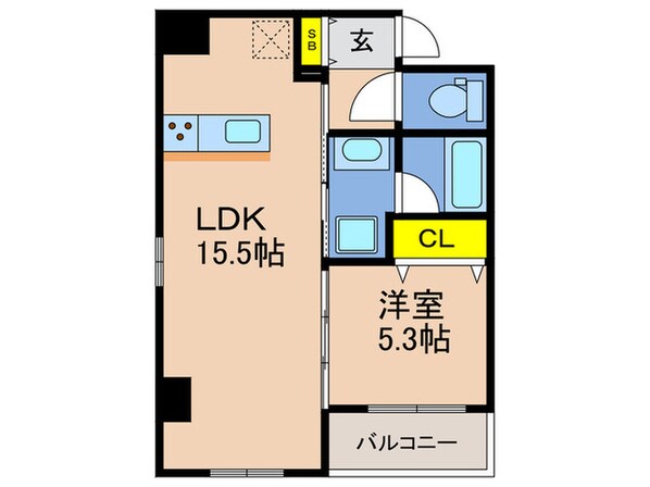 ｌａ　ｆｉｏｒｅ　ｋｏｂｅの物件間取画像